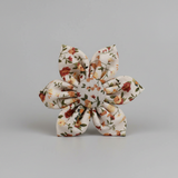 floral pattern flower brooch for dog collar