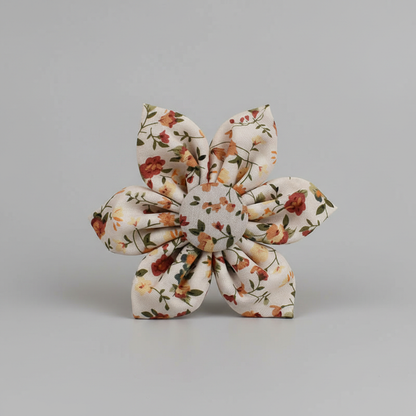 floral pattern flower brooch for dog collar