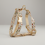 floral patterned dog harness